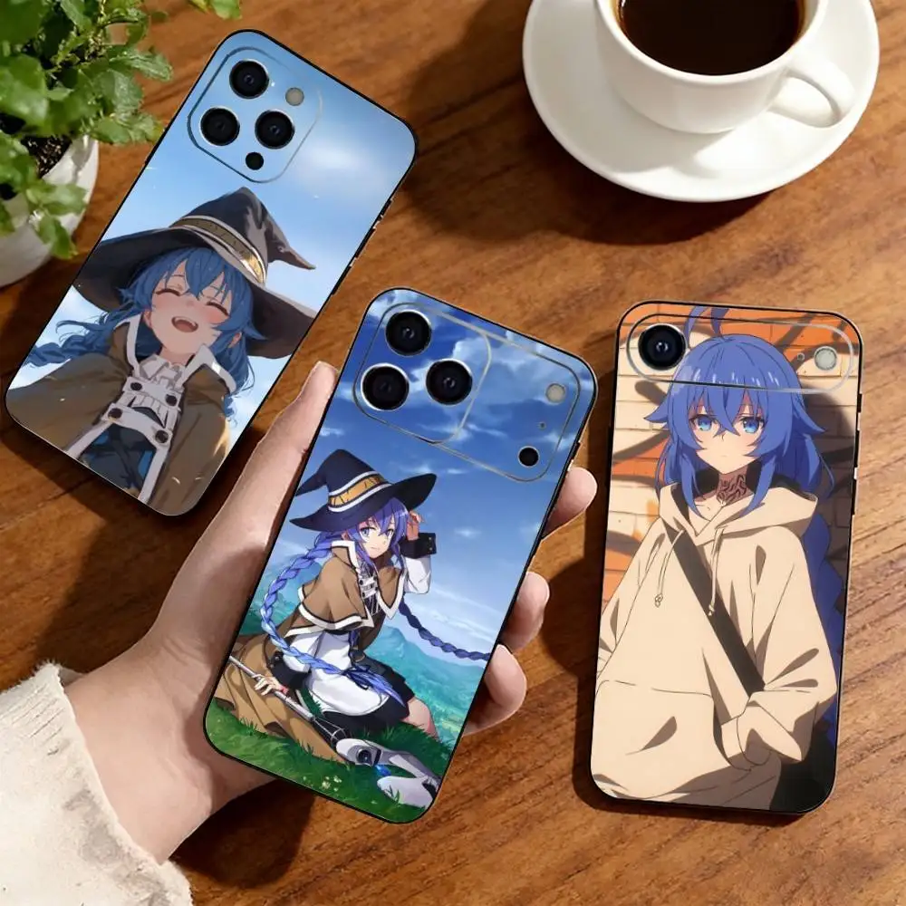 

Mushoku Tensei Jobless Reincarnation Phone Case For iPhone17,16,15,14,13,12,11 Plus,Pro Others Soft Black Cover