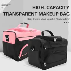 Borsa per il trucco professionale borsa per la conservazione degli attrezzi per tatuaggi per unghie borsa da viaggio portatile per parrucchieri per cosmetici di bellezza