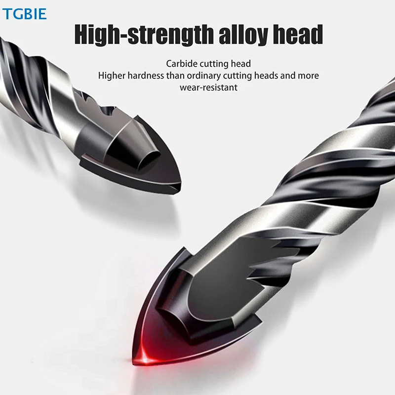 

Набор сверл по бетону 3-12 мм, подходящий для стекла, пластика, дерева, кирпича, с напайками из карбида вольфрама, твердосплавные крестовые сверла