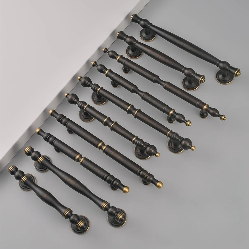 

Nordic Solid Brass Handles for Wardrobe and Drawer Coffee Gold Kitchen Drawer Cabinet Handles Luxury Handles for Furniture