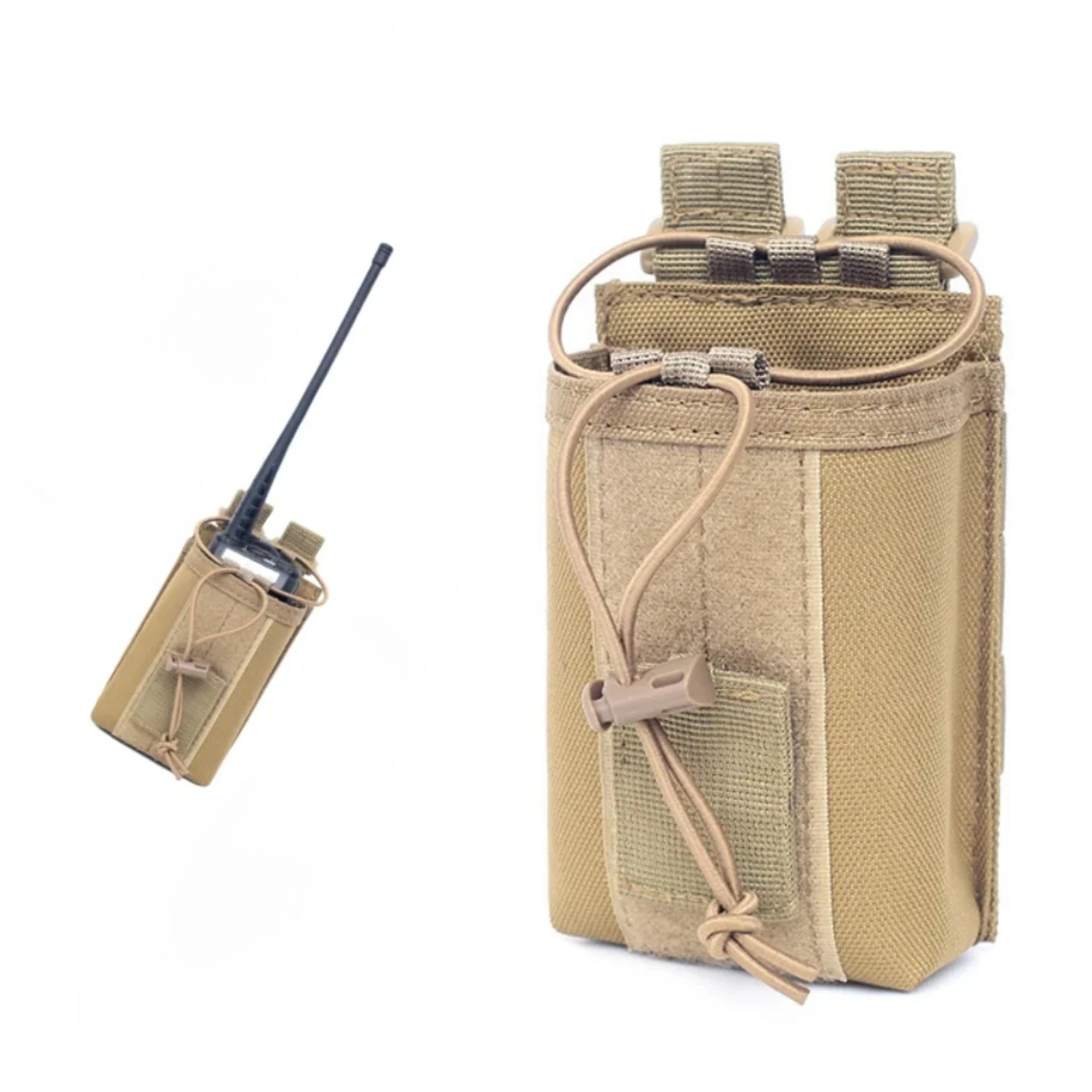 

1pc Two Way Radio Holster, Multi-Purpose EDC Waist Pack for Walkie Talkie Daily Carry