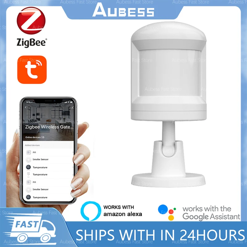 

Датчик движения Tuya ZigBee, умный датчик движения тела, работает с Alexa Google Home