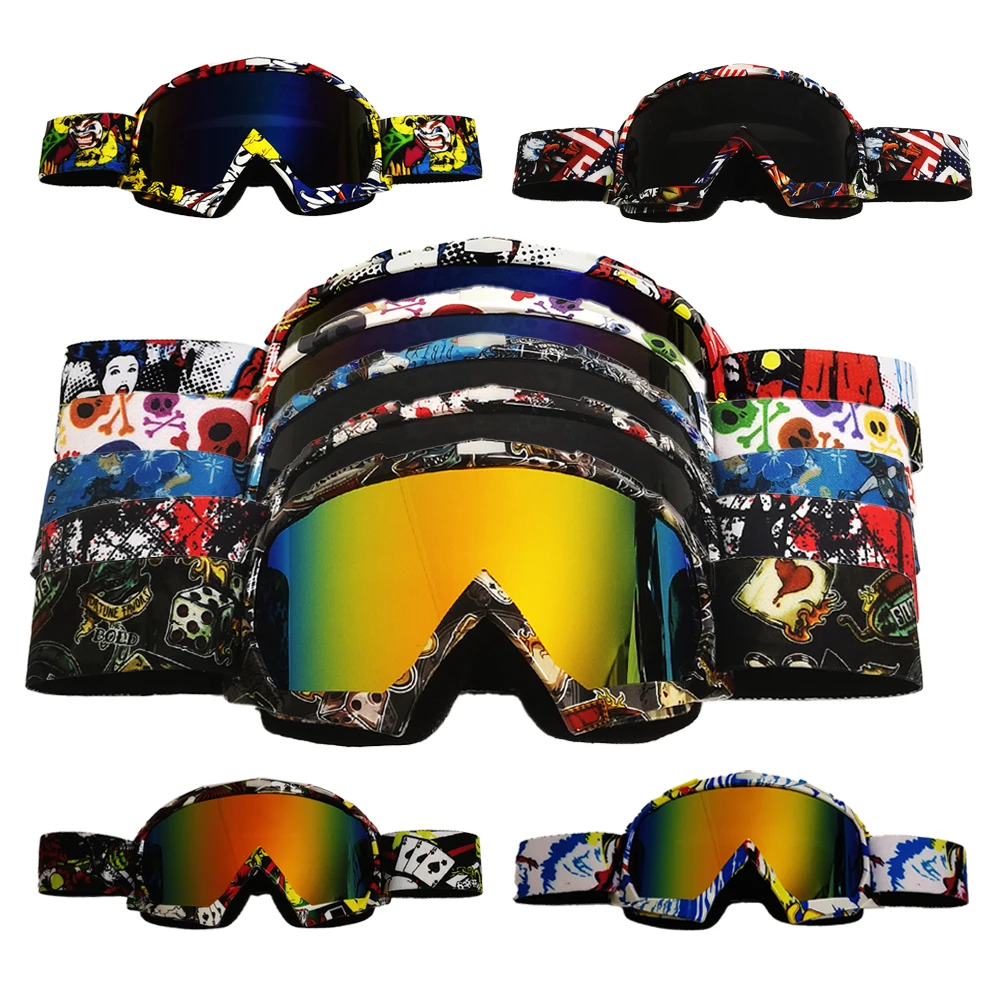 

Очки для мотоциклетного шлема, мужские велосипедные очки, очки для мотокросса, лыжные Солнцезащитные очки для мотоцикла, внешние внедорожные HD-линзы