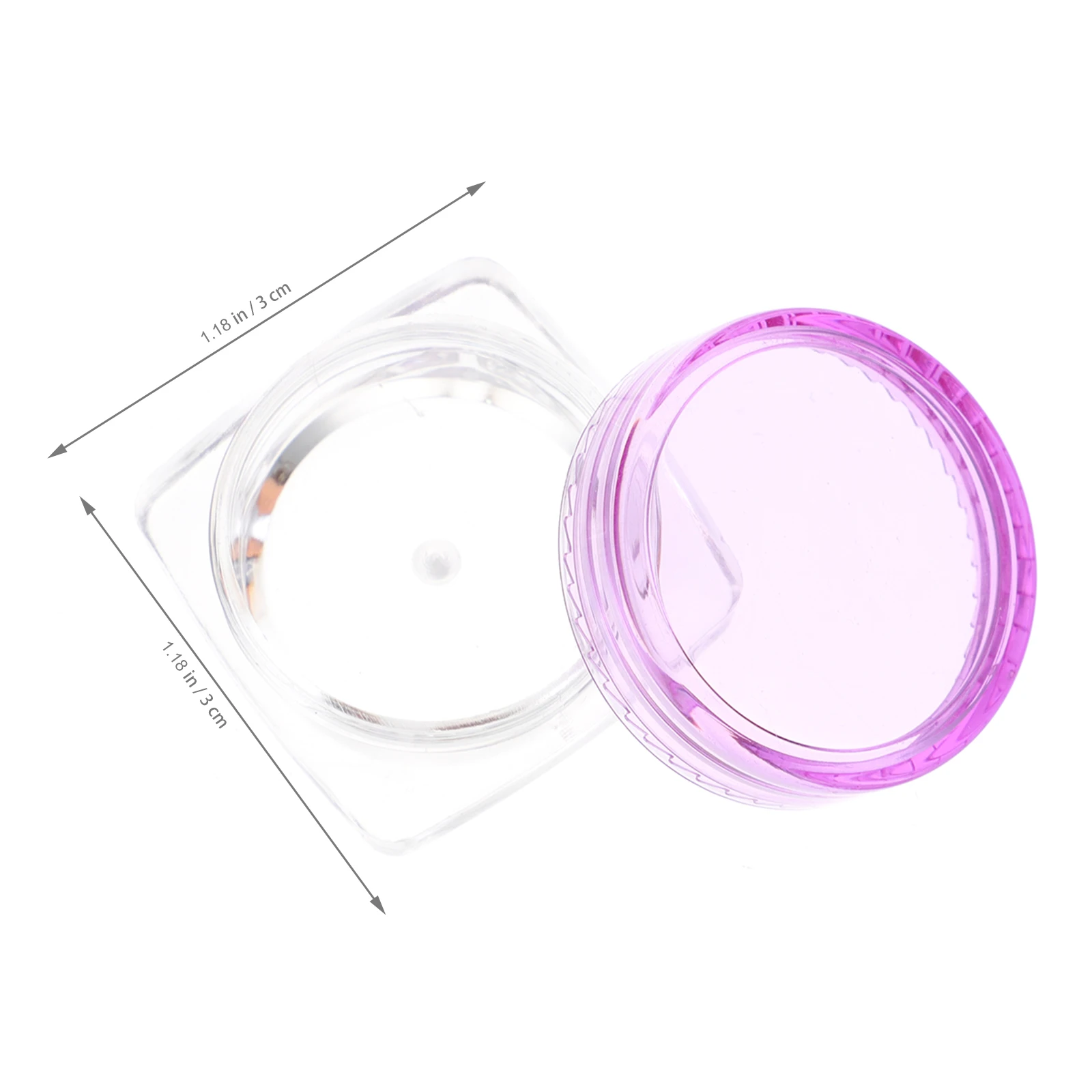 

50pcs Cream Boxes High Quality Stable Portable Storage Jars Empty Containers Makeup Samples Travel Size Gifts