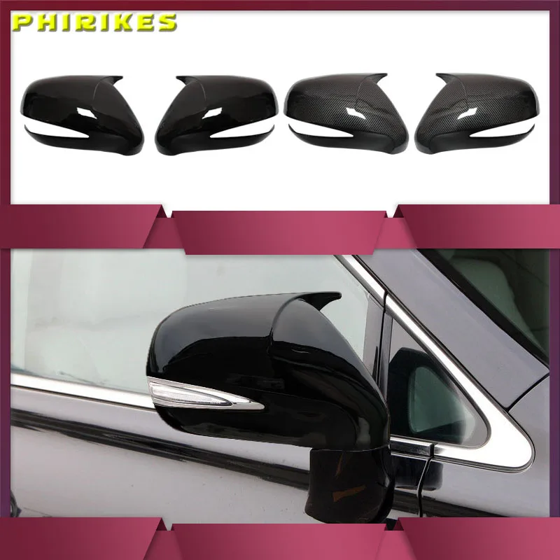 For Lexus RX RX270 RX350 RX450 2009-2014 Car Sicker Rearview Side Mirror Cover Wing Cap Exterior Rear View Case Trim Car parts