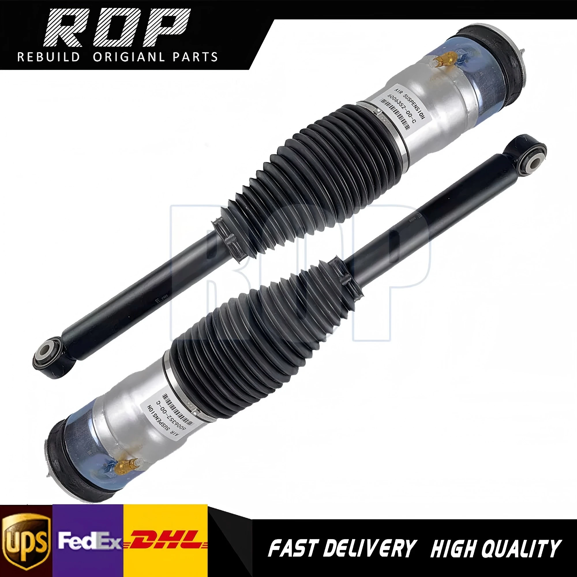 

Pair Rear Air Strut Shock Absorbers For Tesla Model S 5YJS 60D P85D 2011-2016 6006353-04-B 6006353-06-C