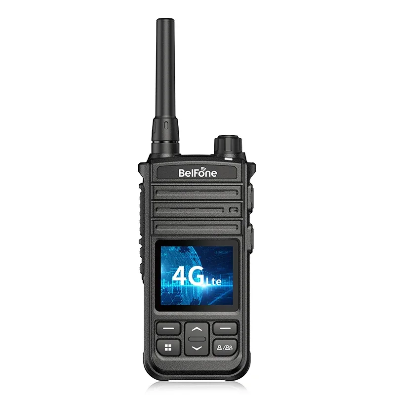 PTT Wcdma Network 4G LTE PoC Two-Way Radio Walkie Talkie With SIM card