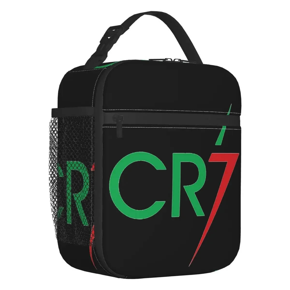 Custom CR7 Ronaldos Football Lunch Bag Men Women Cooler Warm Insulated Lunch Box for Adult Office lunch box bag