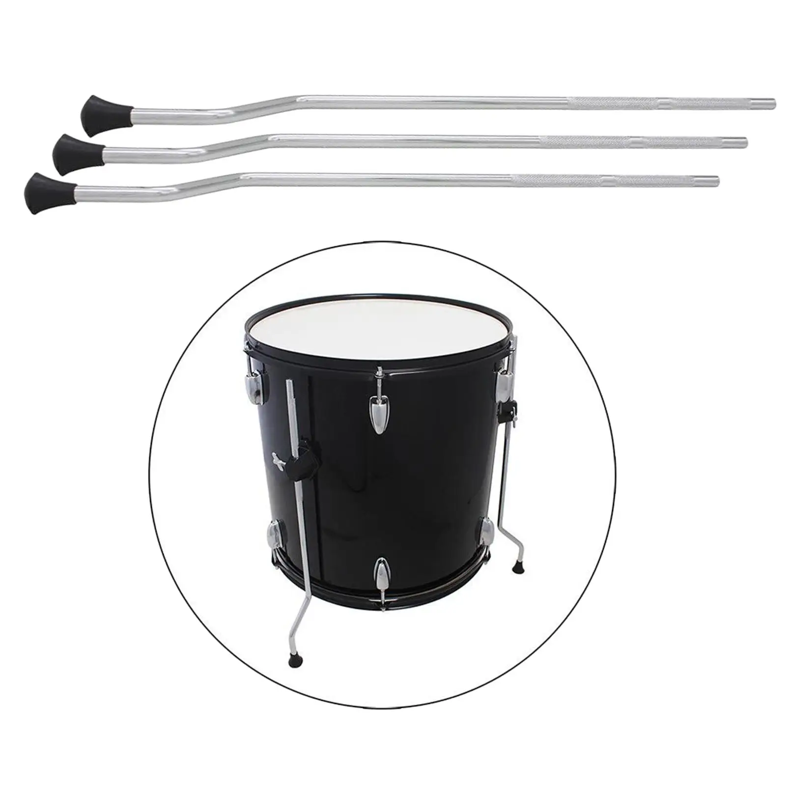 

Metal Drum Spurs and Stable Floor Tom Drum Legs Skid Resistance Feet Holder for Acoustic Drums Kit Replacement