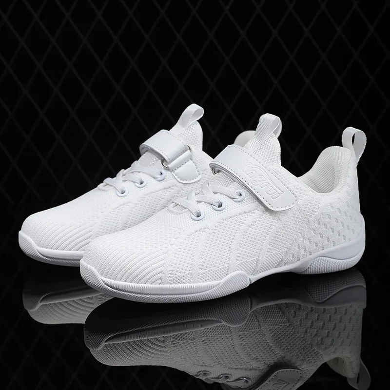 Women's competitive aerobics shoes cheerleading gymnastics shoes training competition white shoes children