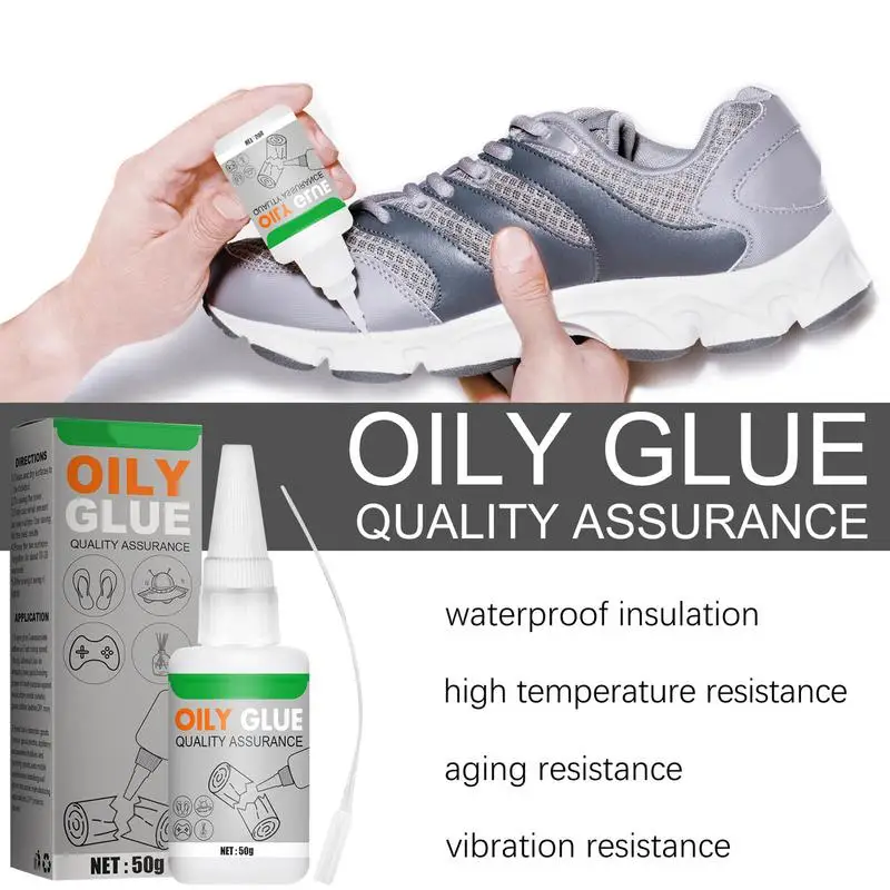 50g Universal Welding High Strength Oily Glue All Purpose Quick Dry Fast Curing Repair Glue For Wood Fabric Leather Metal Glass