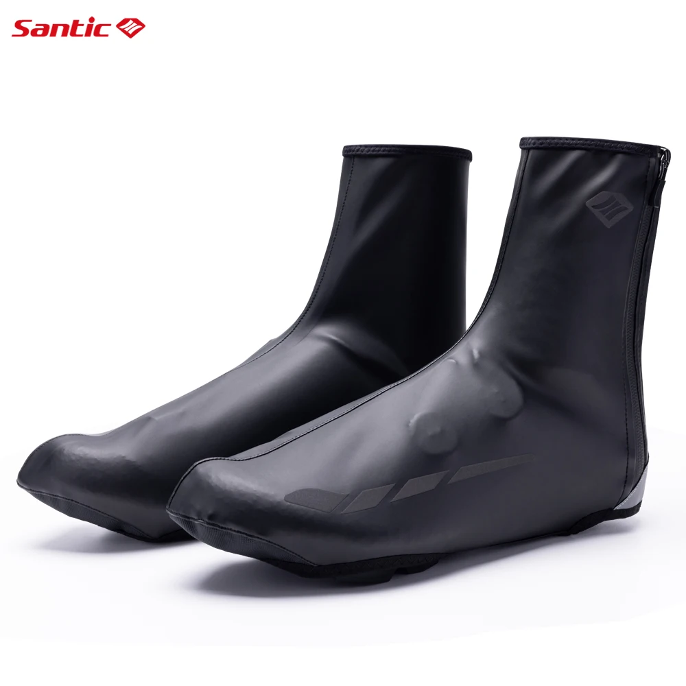 Santic Summer Cycling Shoe Covers Outdoor MTB Bike Waterproof Reflective Shoes Protector Road MTB Casual Overshoes Unisex