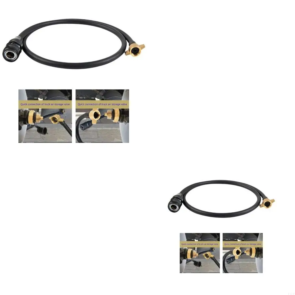F1CF Upgraded Truck Air Air Connector Connecting Pipe Truck Air Pipe Dust
