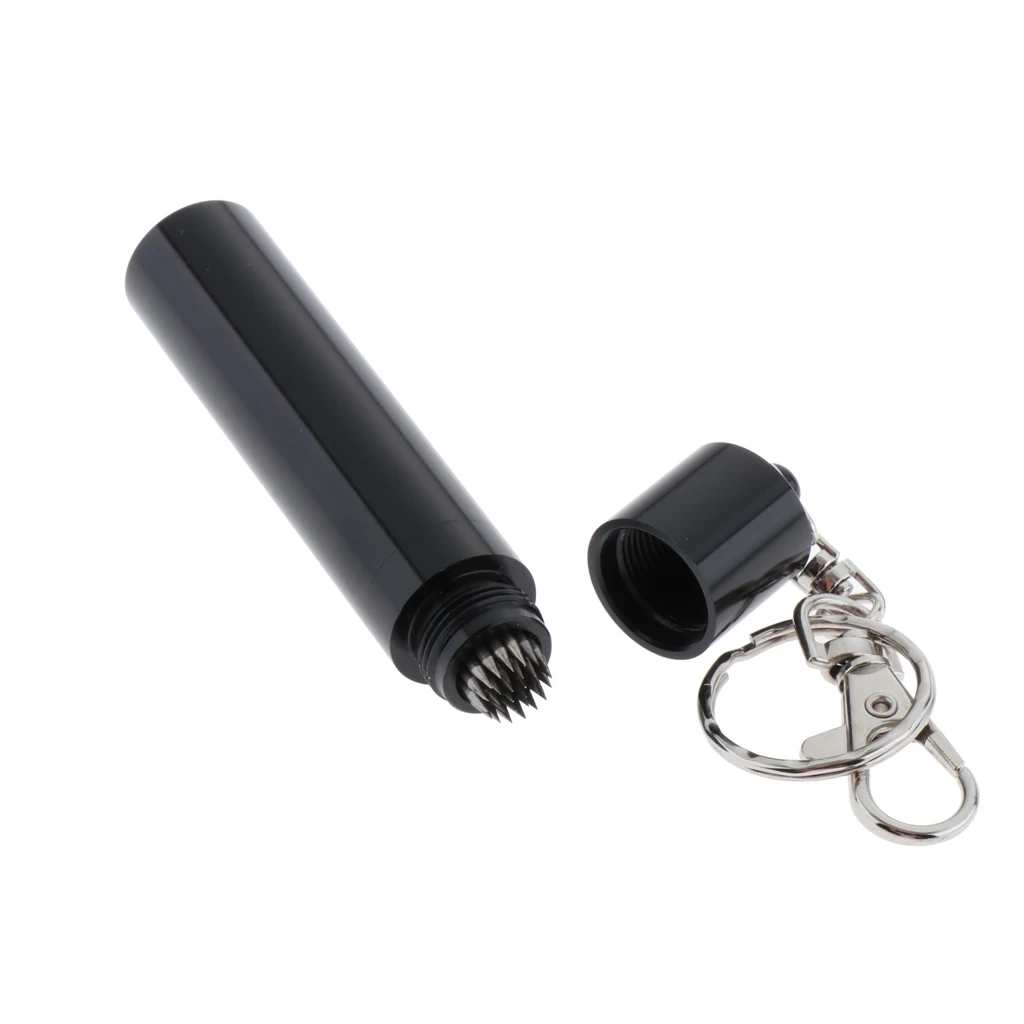 

Pool Cue Tip Pricker Metal Billiard Cues Tip Shaper Aerator Key Ring for Billiard Accessories Repair Maintenance