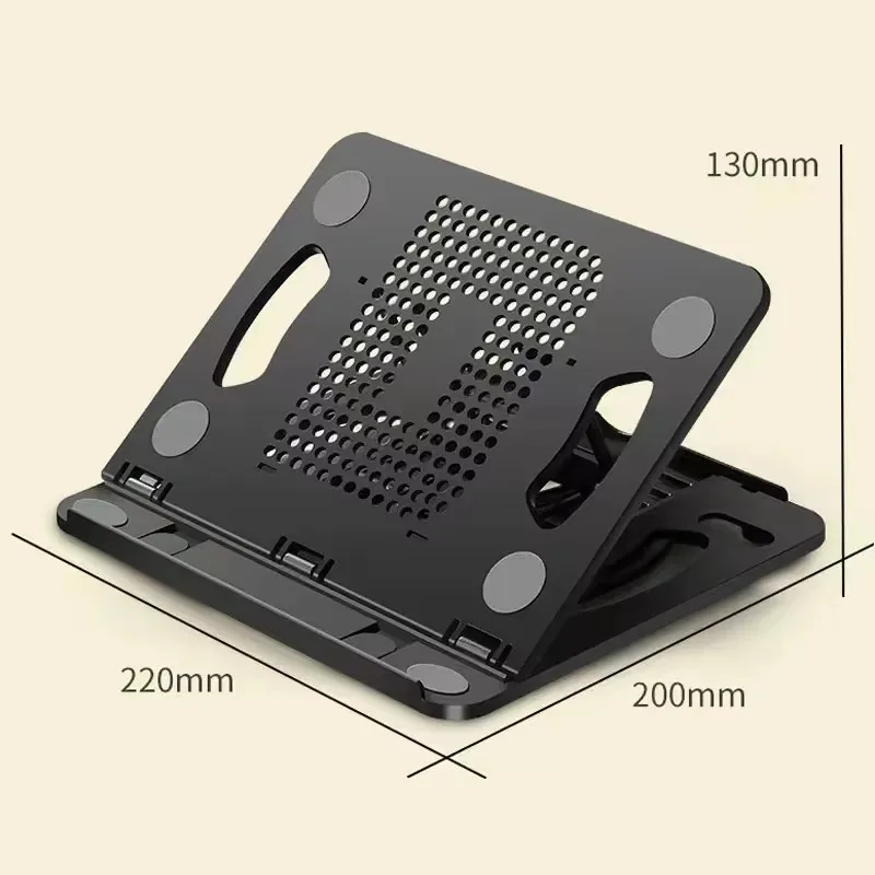 RYRA Portable Desktop Laptop Stand Adjustable Foldable Notebook Tablet Bracket Suit For Home/Office/Travel/School/Hotel/Outdoors