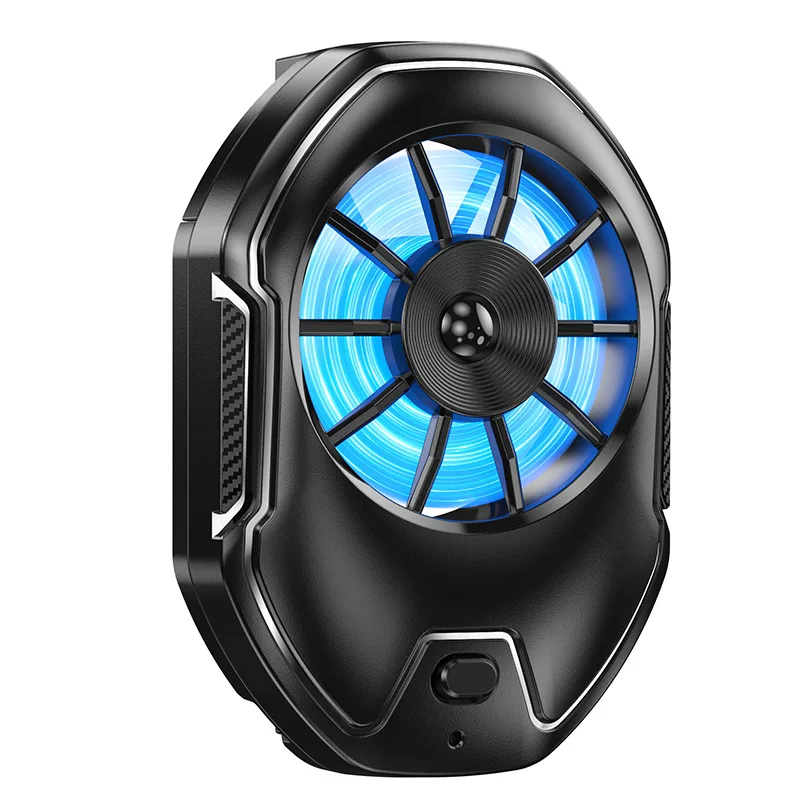 Ventilador silencioso refrigerado por aire para transmisiones en vivo de juegos, clip trasero, resistencia inalámbrica, radiador recargable, artefacto de enfriamiento