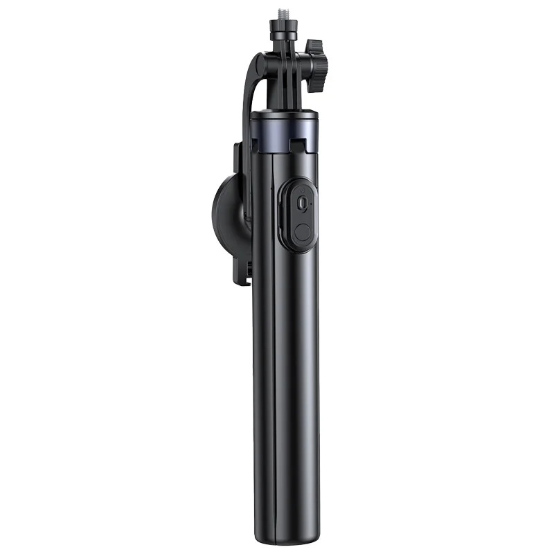Rotating magnetic floor tripod, selfie stick, live broadcast, travel and photography, universal mobile phone holder.