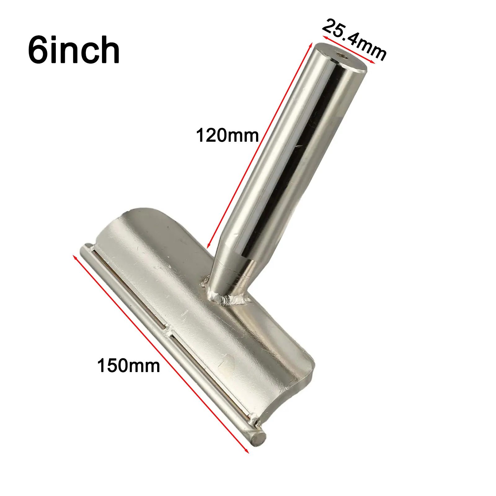 6Inch Tool Rest With 1'' Diameter Post Woodworking Lathe Heavy Duty Round Bar Straight Tool Rest Lathe Turning Tool