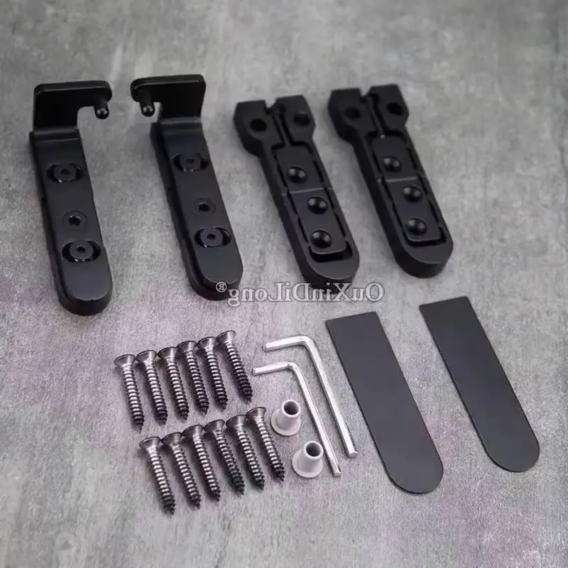 

1Set Stainless Steel Heavy Door Pivot Hinges Three-dimensional Invisible Hidden Door Hinges Install Up and Down Loading 80KG