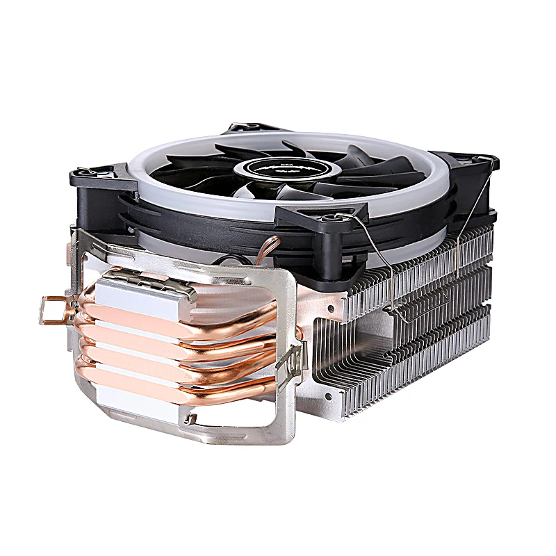 Imagem -04 - Qiuzaim Cpu Cooler Processor 120 mm Ventilador Pwm Heat Pipe Torre Instalação do Radiador Lga115x 1200 1700 2011x79x99 2066 Amd