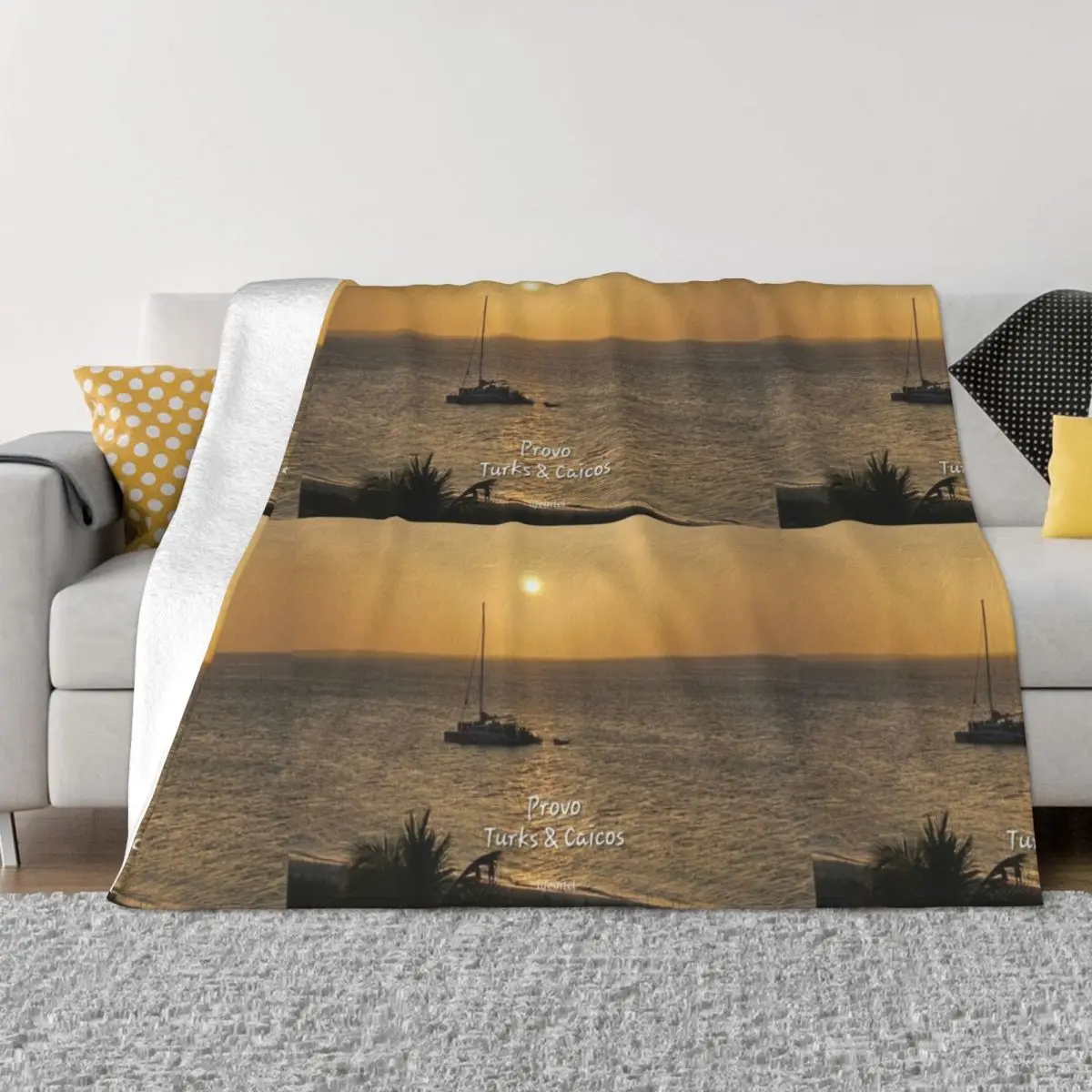 

Sailing Into the Sunset Throw Blanket Sleeping Bag Blanket Heavy Blanket Warm Blanket Decorative Bed Blankets