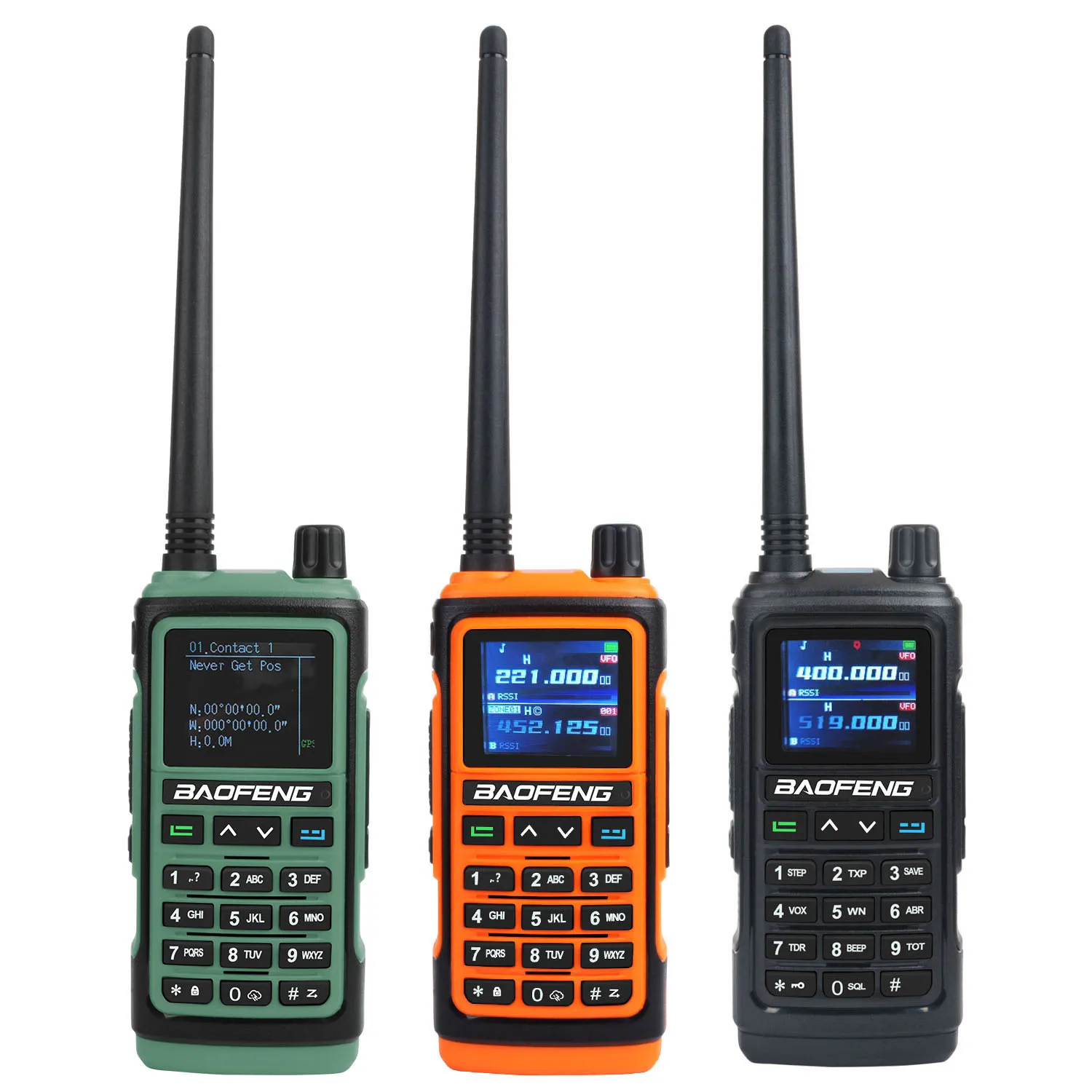 Walkie Talkie Baofeng UV-17Pro GPS sześć pasm odbiera trójpasmowe nadawanie wodoodpornej szynki Outdoor Amateur Air Band FM NoAA Radio