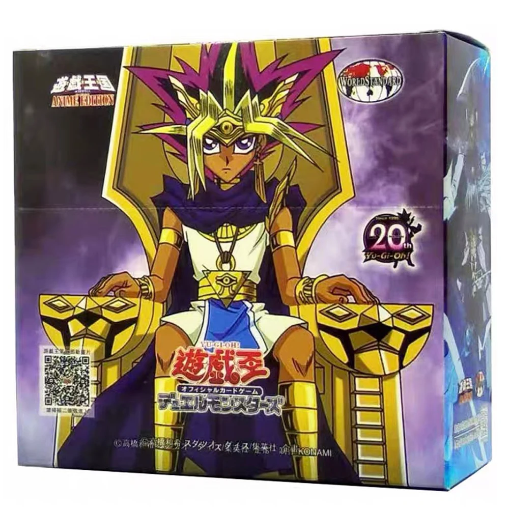 240Pcs Yu-Gi-Oh Anime Cards Blue Eyes Dark Magician Exodia Obelisk Slifer Ra Yugioh Card Kids Christmas Gift