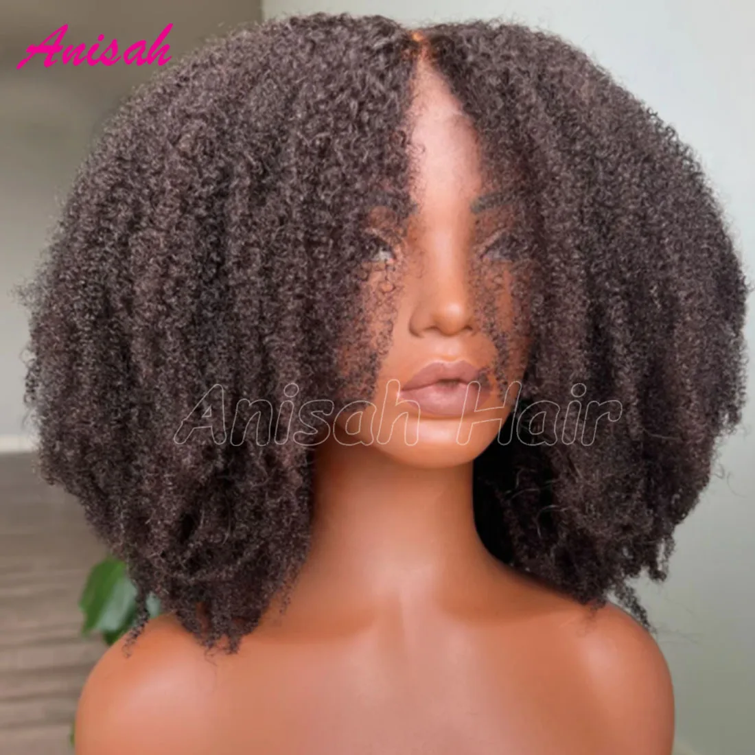 

Afro Kinky Curly Lace Front Wigs Short Bob Human Hair Lace Brown Colored Wig Brazilian Virgin Hair Curly Lace Closure Wig
