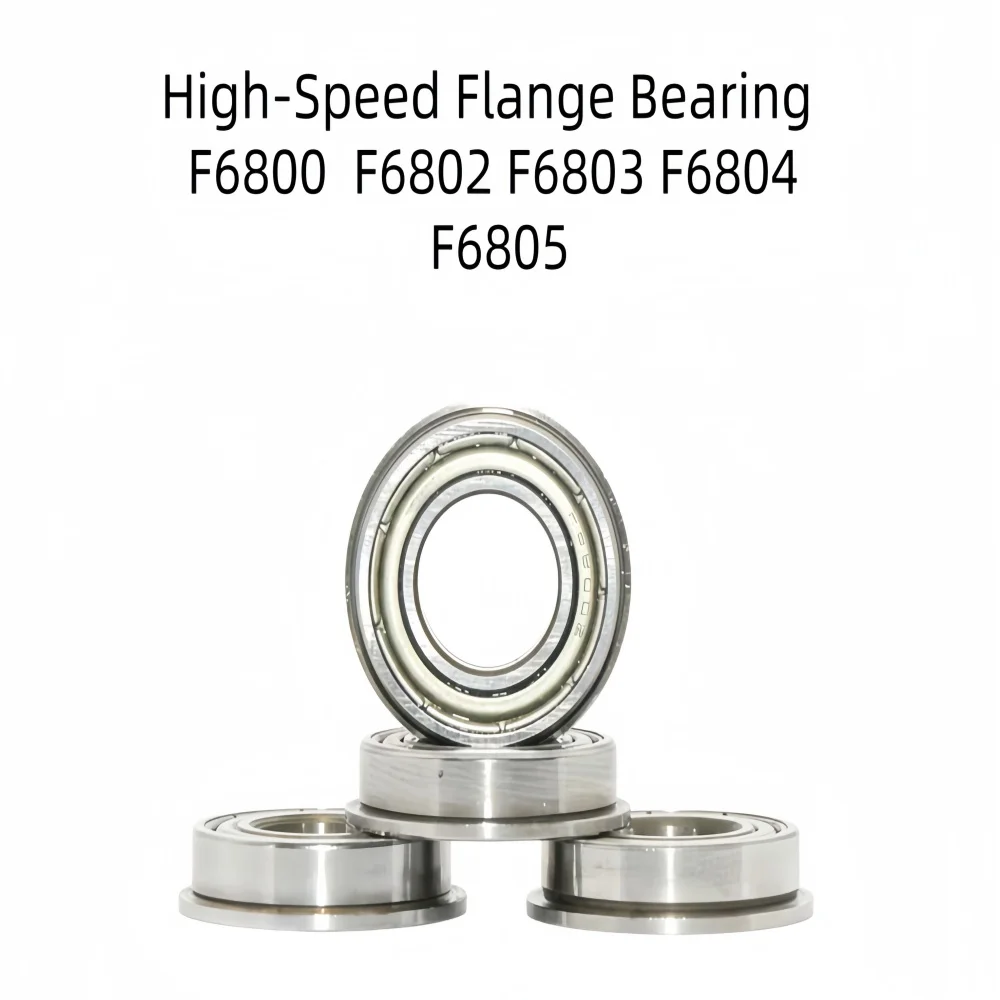 High-Speed Flange Bearing  F6800  F6802 F6803 F6804 F6805 ZZ Type - Standard Size - E-commerce SEO Optimized