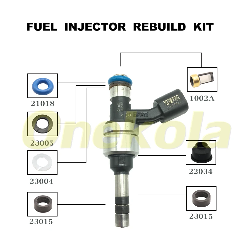 

Fuel Injector Seal O-Ring Kit Seals Filters for 2012-2017 Chevy Equinox 3.6L 12634123 Cadillac/GMC/Buick