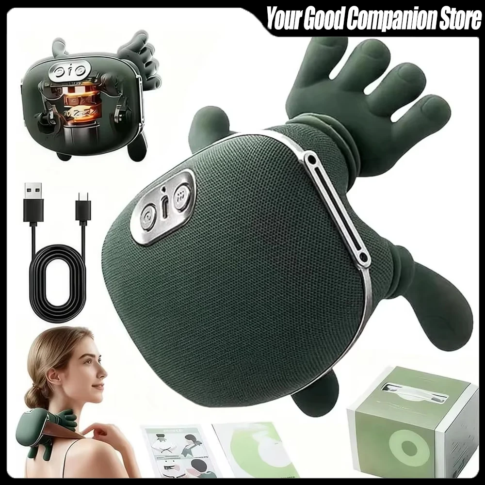 Shiatsu Neck Massager, Electric Kneading Back and Shoulder Massager for Deep Muscle Relaxation