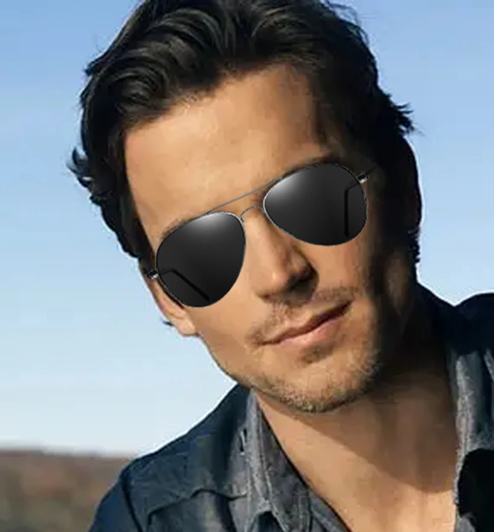 VSUN-gafas de sol polarizadas HD para hombre, lentes de sol con protección UV, visión Real, filtro de ojos, deslumbramiento, conducción, pesca, 100%