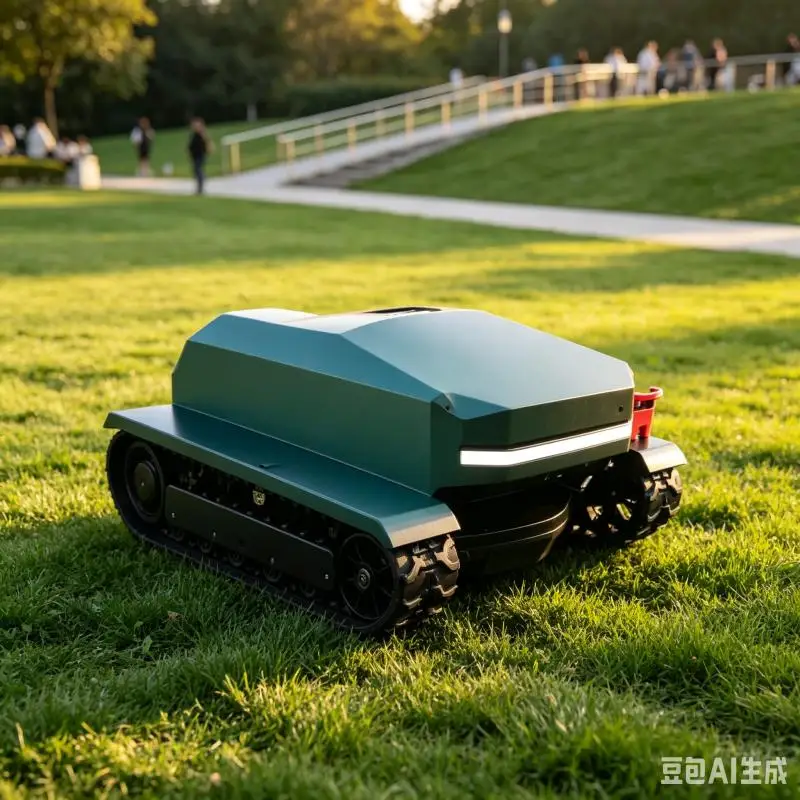 Remote Control Lawn Mower Customized Robotic Grass Cutter Smart Remote Operated Brush Mower All Terrain Garden Landscaping
