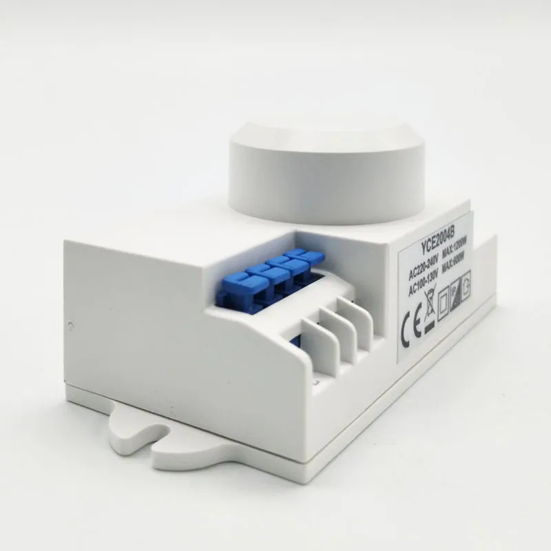 360 Degree DC 12V 24V Microwave Sensor Light Switch Induction Motion Sensor with Dry Contact Signal Output for Home Automation