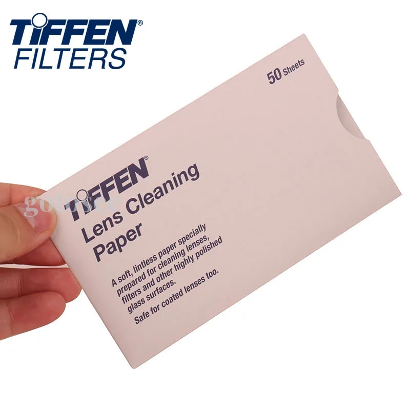 50 Sheets Per Pack TIFFEN Filter Glasses Cleaner Mirror Papers Lens Cleaning Paper Tissue Wipes for Camera Lens Accessories