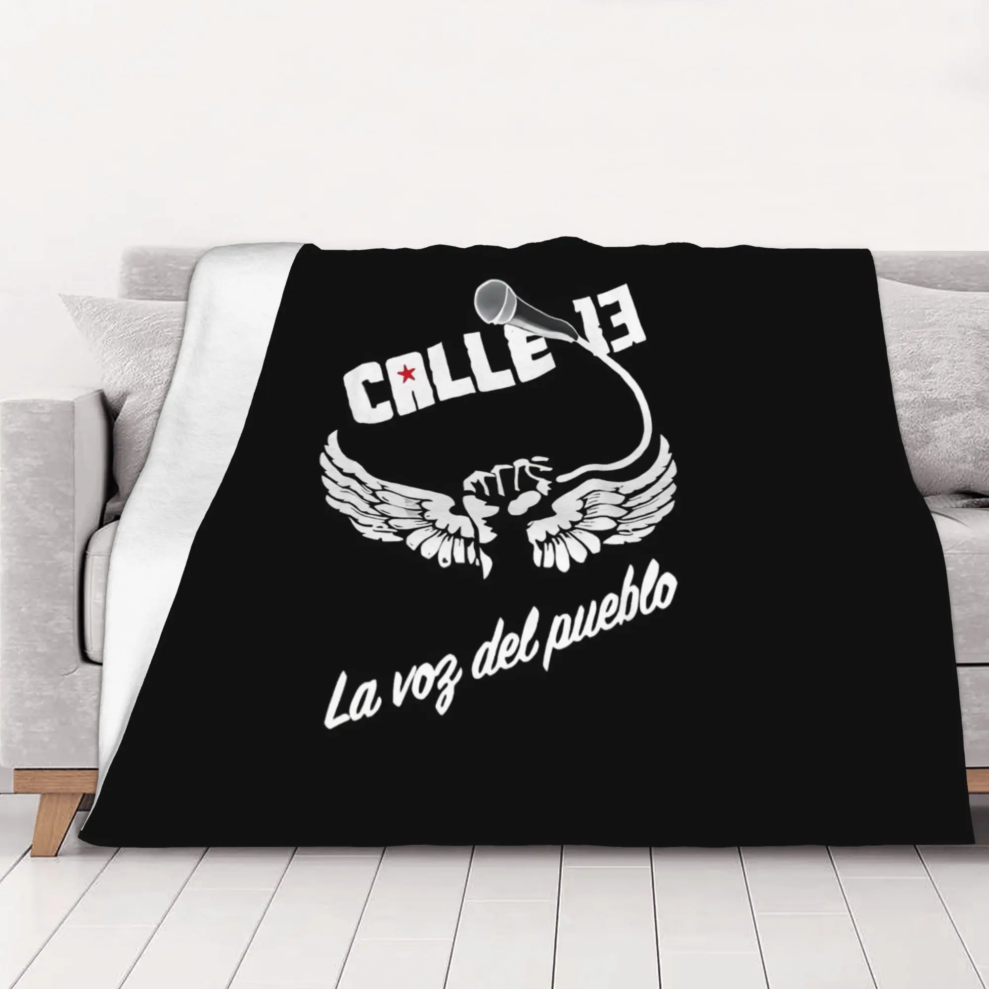 1PC home Cutecore Calle 13 Calle 13 Blanket Super Cosy Plush Home Living Room Sofa halloween