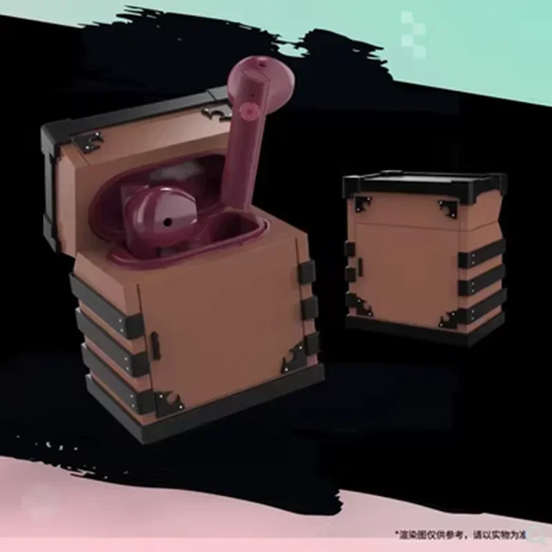 Demon Slayer Tanjirou Nezuko Theme Bluetooth Headset Japan Anime Official Peripheral Cosplay Prop Gift Halloween 2024 New M17