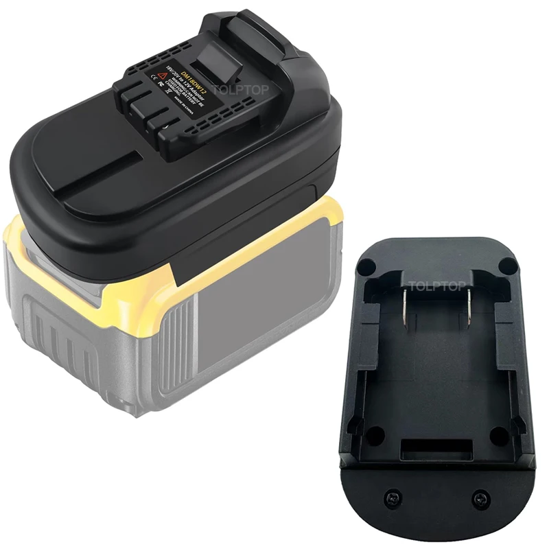 DM18DW12 Battery Adapter Converter for Dewalt/Milwaukee 18V 20V Li-ion Battery Convert to for Dewalt 12V Power Tools