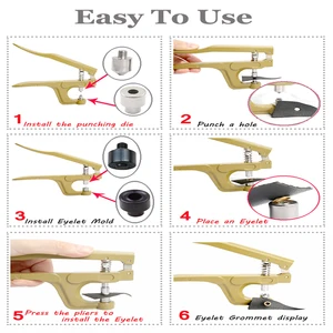 Mắt bằng đồng với các loại ốp mắt bằng da tròn 5 mm/10 mm 9 Băng bán hàng chính với trẻ em - 7