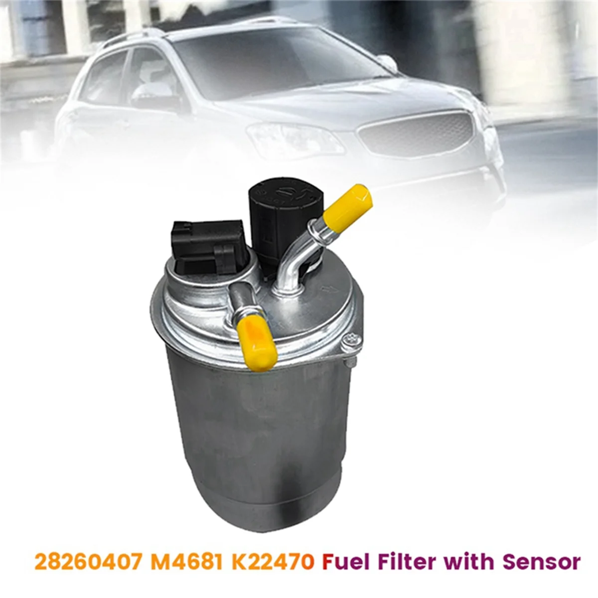 28260407 2.0 Diesel Fuel Filter for SsangYong Actyon Sports Korando Rexton Rodius Kyron 2010-2014 In-Line Filter M4681