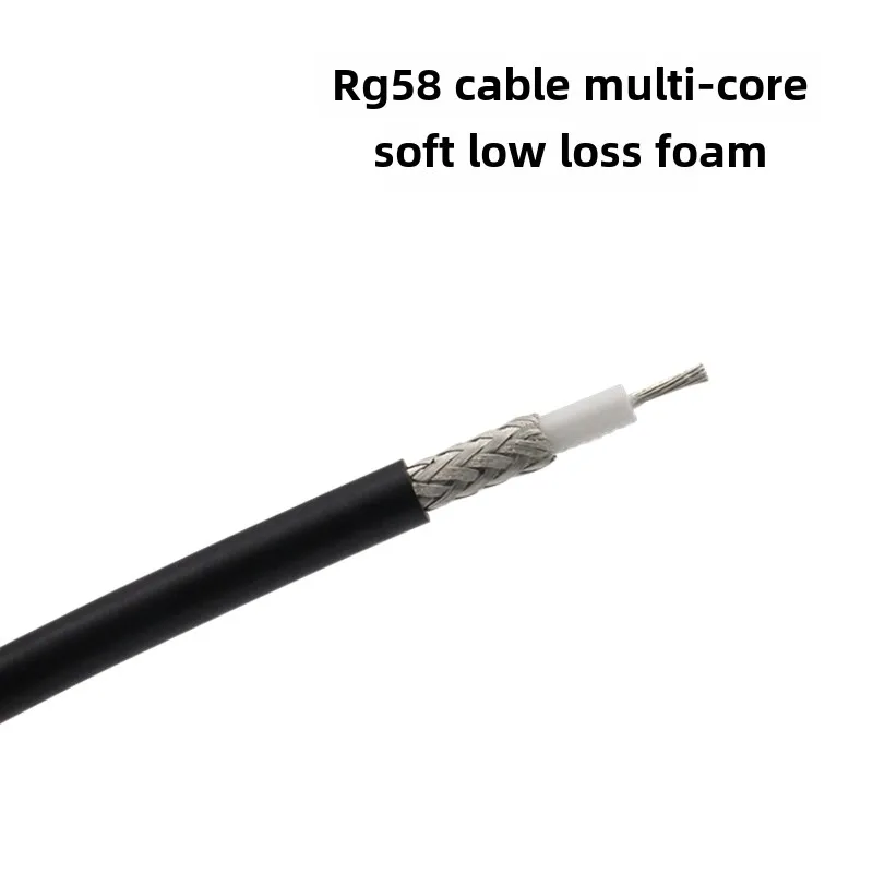 

High quality RG58 coaxial cable 50-3 feeder 50 ohm RF cable pure copper extension cable, low loss jumper