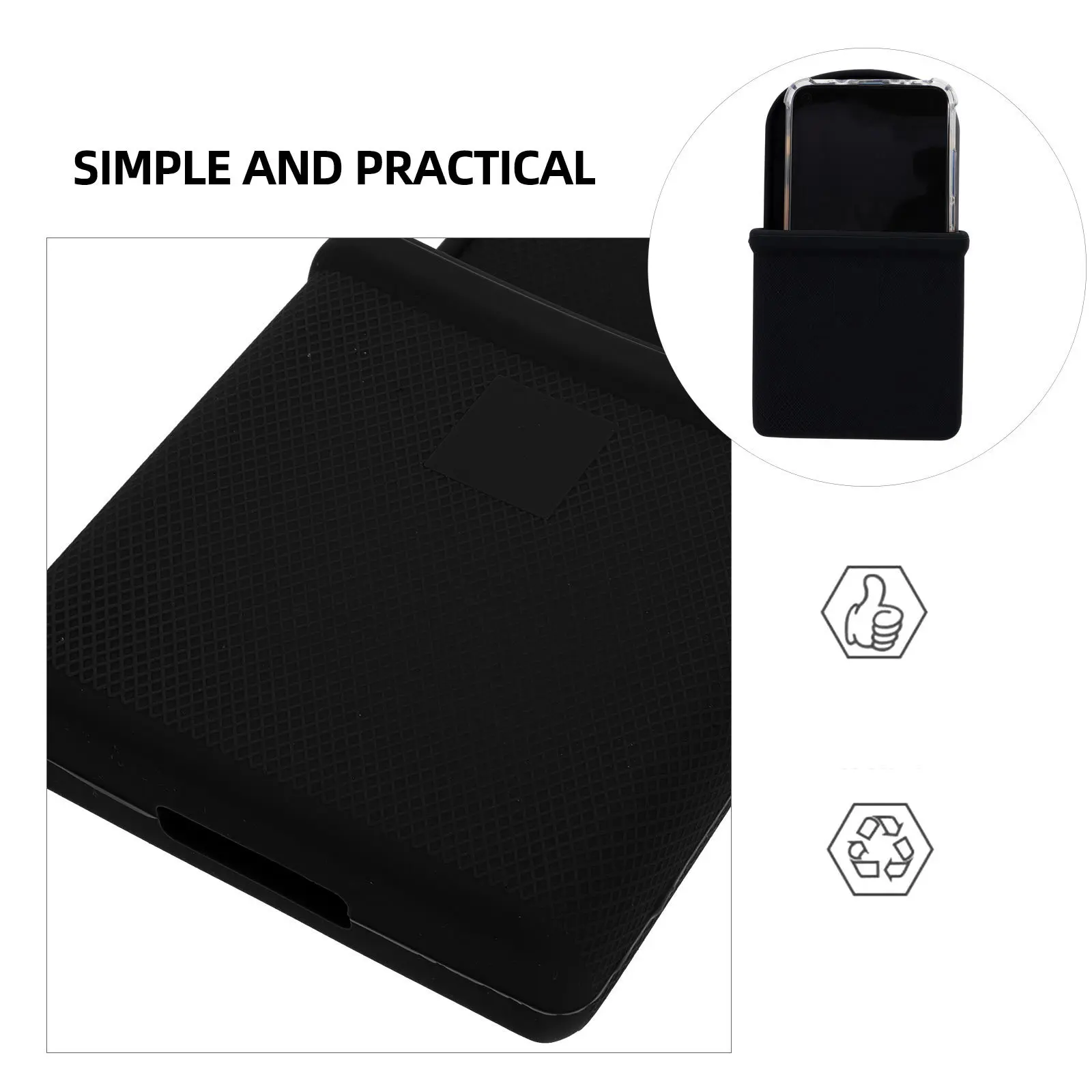 

1pc Car Outlet Storage Bag Premium Compartment Design For Keys Cards Phone Vent Organizer Compatible With Most
