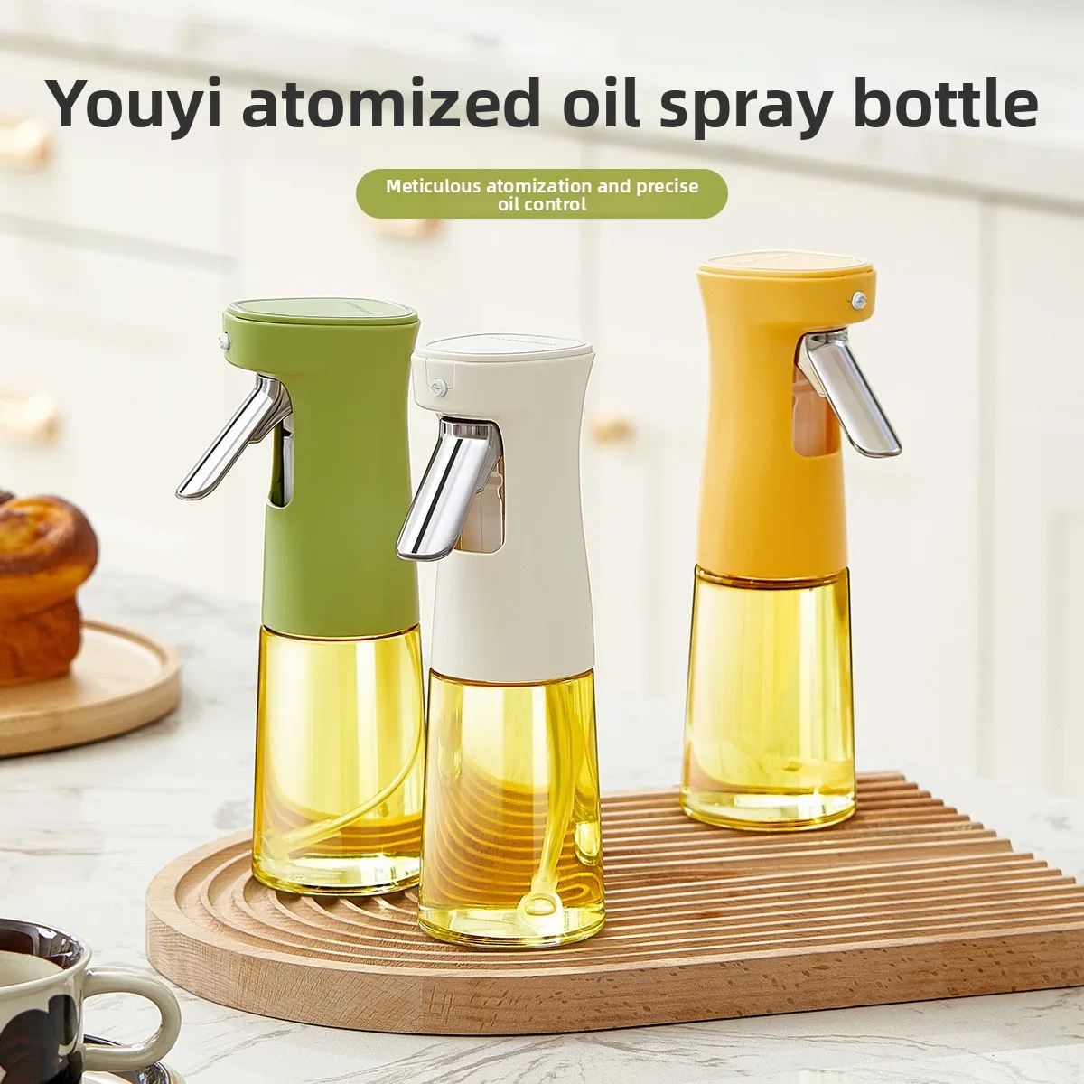 

Automatic Gravity Oil Bottle Leakproof Glass Kitchen Condiment Bottle for Oil Vinegar Soy Sauce