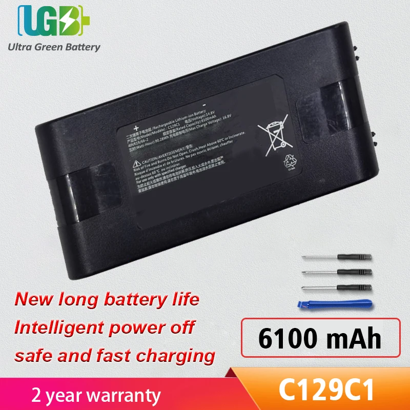 UGB New For JBL C129C1 audio outdoor speaker battery 14.8V 6100mAh 90.28Wh