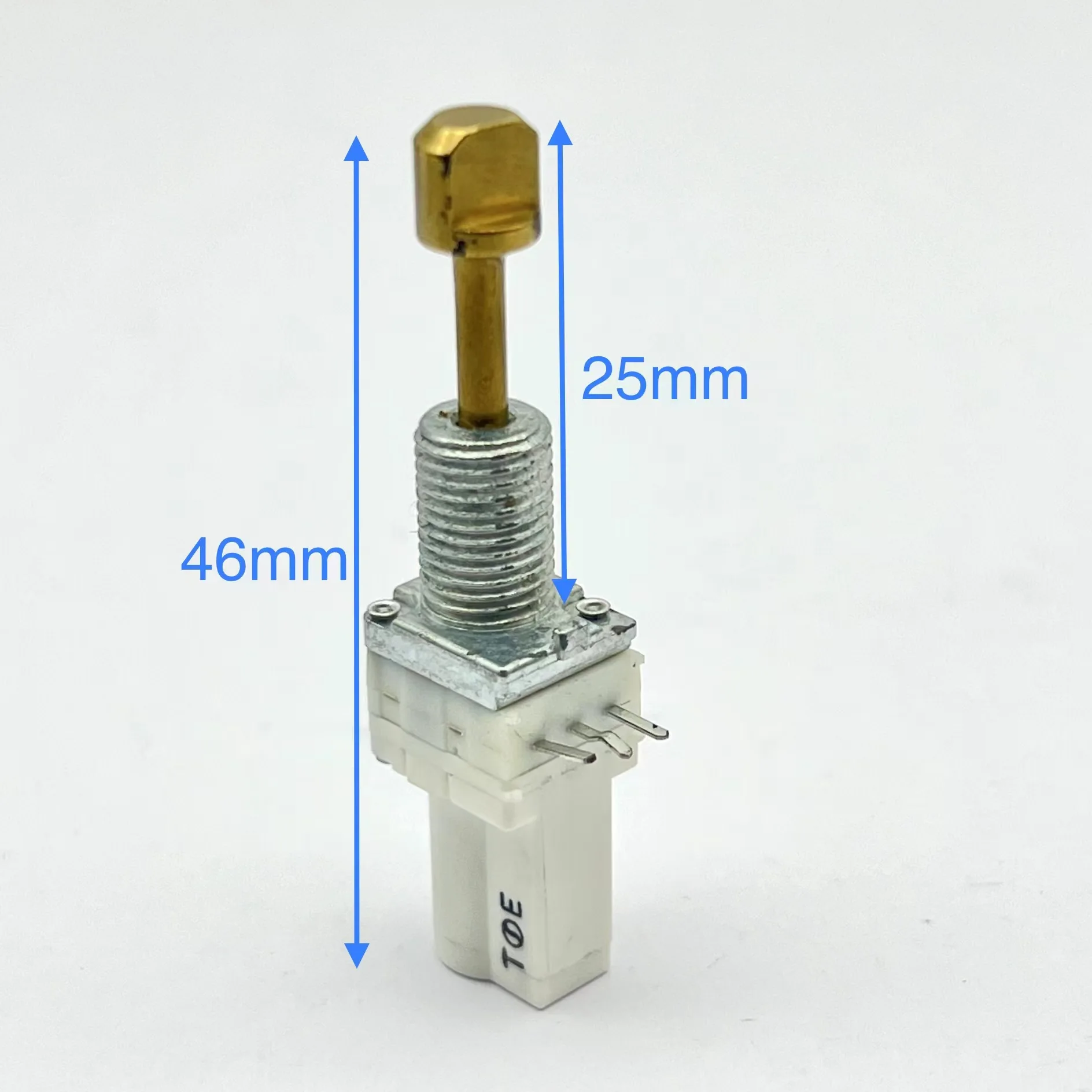 1 pcs high-quality RK97 with rotary push-pull precision single potentiometer B10K shaft length 25MM