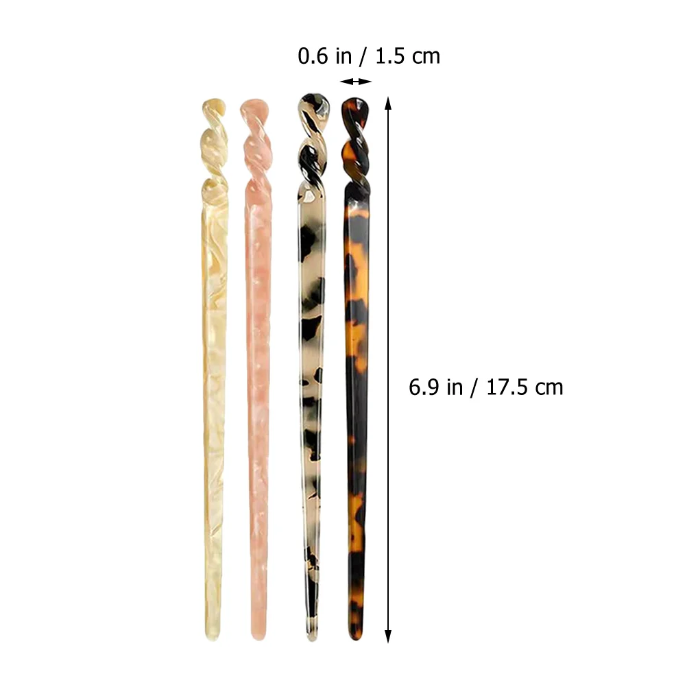 

8 Pcs Hair Pins Hairpin Accessories Stick Sticks for Long Chopsticks Fiber Hairpins Clips