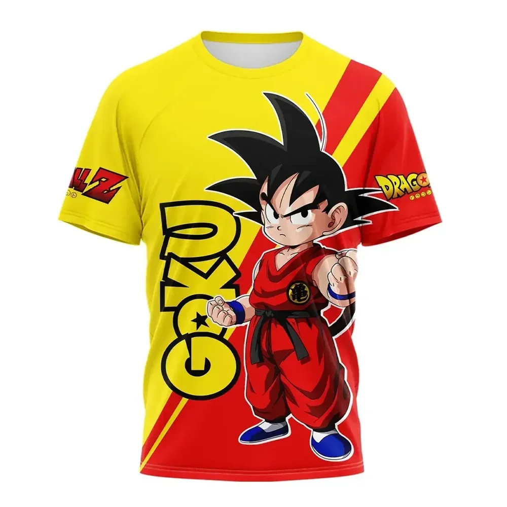 Hot Sale Dragon Ball Z Tshirt Super Saiyan Blue Goku Power Aura 3D All Over Print Unisex Youth Anime Street Top