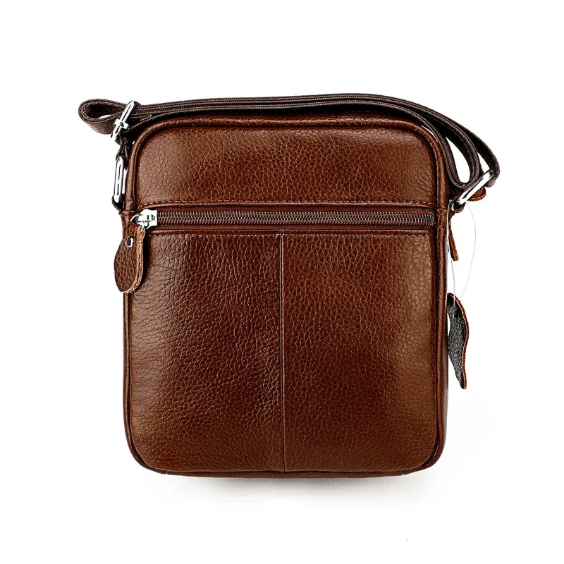 Luxury Designer Genuine Cowhide Leather Men Vintage Handbags Flap Men's Shoulder Bags Casual Messenger Bag Fashion Crossbody Bag