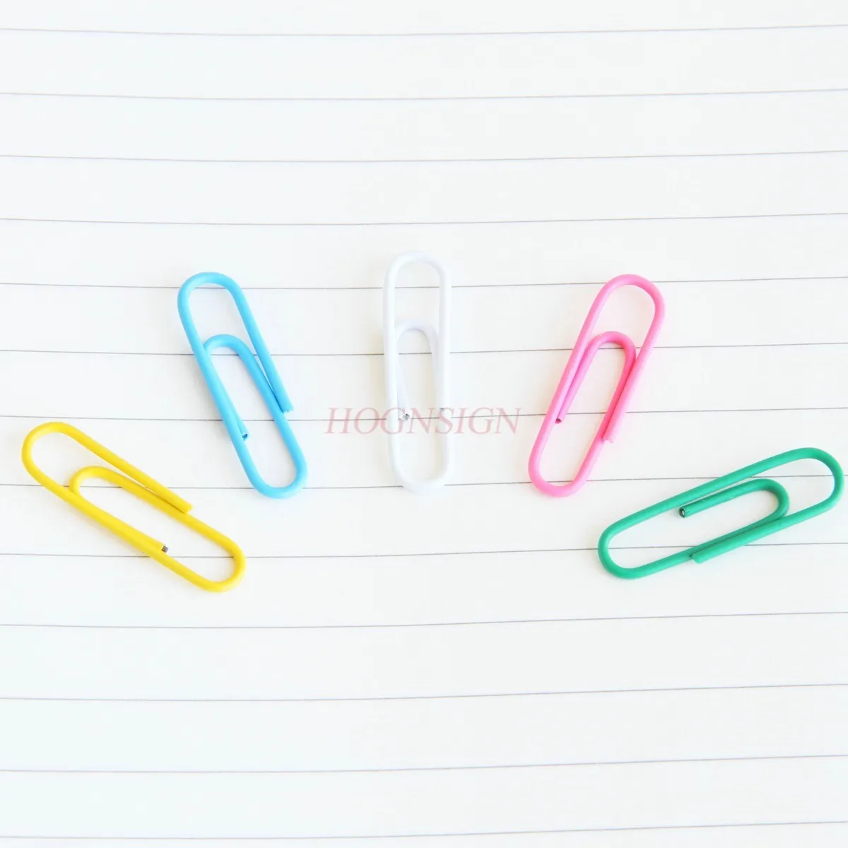 100PCS Colorful creative paper clips, cute paper clips, classified storage, financial documents