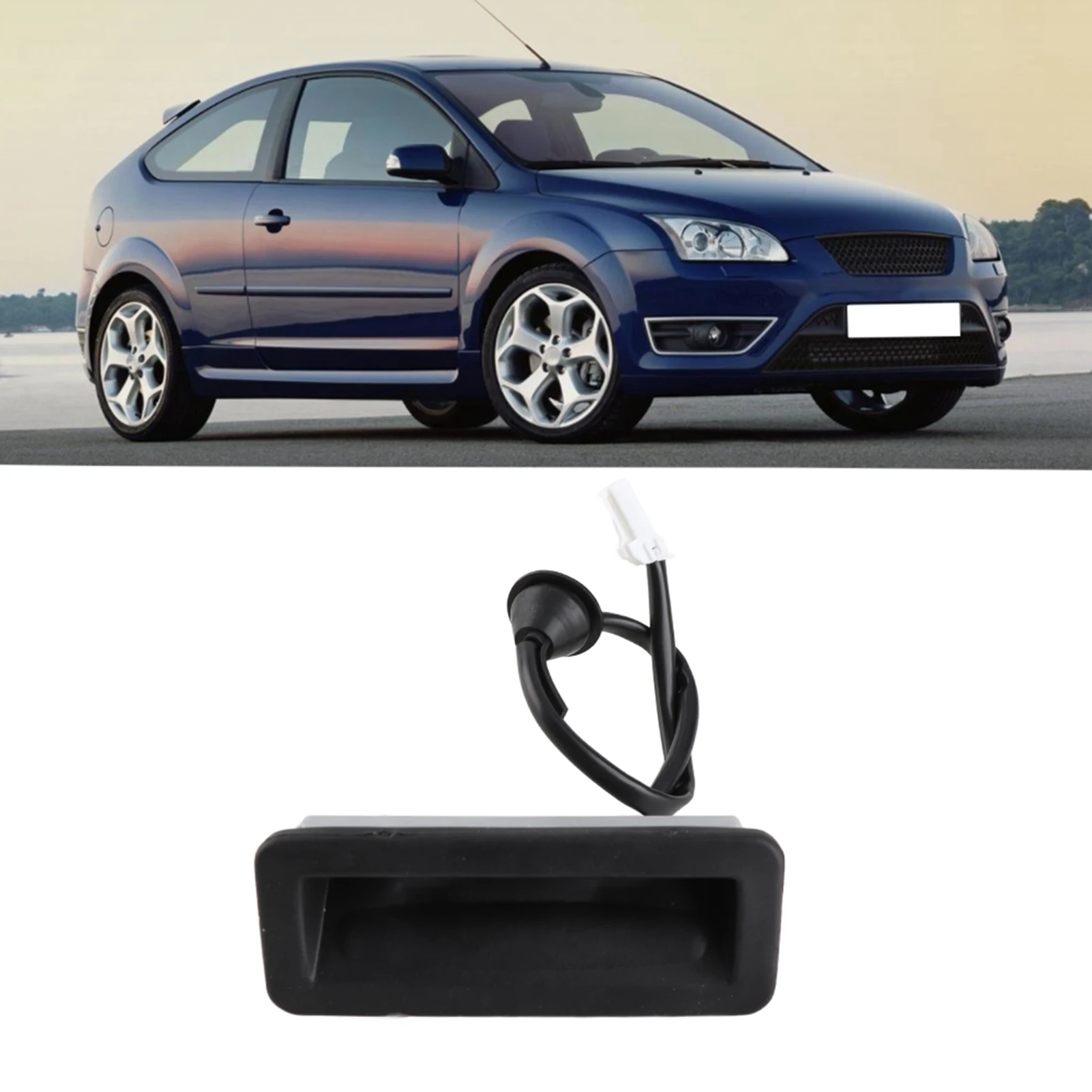 19B514-AC / 3M51-19B514-AC / 1346324 Tailgate Release Push Button Boot Opener Switch for Ford Focus Mk2 Hatchback